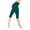Green, variant on Yoga Pants for Women Plus Size Slim Fit Elastic High Waisted Yoga Cropped Leggings Workout Biker Skinny Capris Black