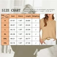 thumbnail image 4 of SHIBEVER Tops for Women Summer Basic Tee Shirts Cap Sleeve Tops Casual Crew Neck Shirts Loose Fit Fashion Solid Color Brown Womens Clothes, 4 of 6