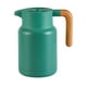 thumbnail image 2 of Cafetera térmica de acero inoxidable de 1,3 l con tetera y termo para leche Verde, 2 of 7