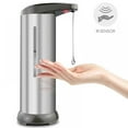 thumbnail image 1 of Distributeur Automatique de Savon à Induction Infrarouge Sans Contact en Acier Inoxydable, 1 of 6