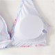 thumbnail image 4 of Trajes de Baño de Bikini de Mujer con Correas Impresas V Sexy Split Set de Tres Piezas, Diseño de Corte Alto para la Piscina de Playa Y las Vacaciones de Verano, 4 of 9