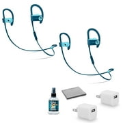 Beats by Dr. Dre Powerbeats3 In-Ear Wireless Headphones Pop Blue MRET2LL/A with Headphone Cleaner + More