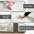 thumbnail image 7 of SARAG Fluffy Rugs for Living Room,4x6 Cream White Ultra-Soft High Pile Carpet for Girls Room Bedroom Bedside Nursery, 7 of 7