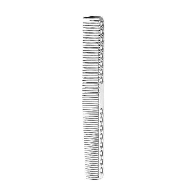 Guardurnaity Peine para el cabello hecho de aluminio espacial, herramienta de peinado duradera y alta s909(L): plateado claro Type3 NO3