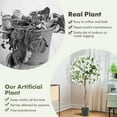 thumbnail image 6 of Gymax 53'' Artificial Azalea Tree Faux Floral Plant w/ Red Azalea Flowers Nursery Pot, 6 of 10