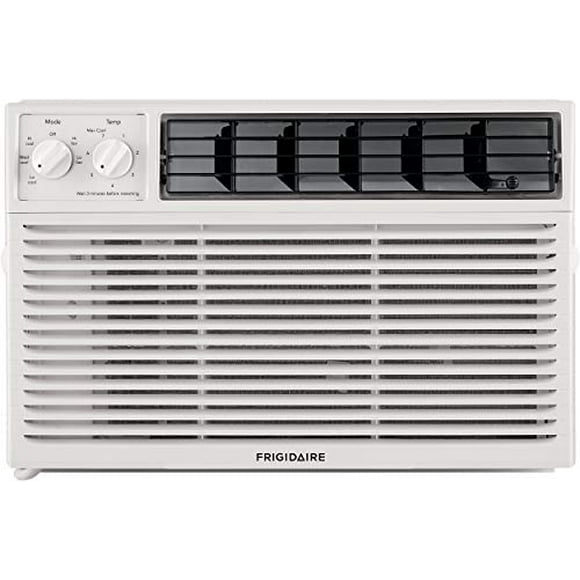 FRIGIDAIRE White 8,000 BTU 115V Window-Mounted Mini-Compact Air Conditioner with Mechanical Controls