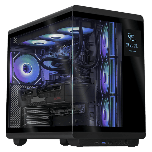 PC Gamer DXT GAMING AMD Radeon RX 9070 XT 16GB AMD Ryzen 9 9900X 16GB DDR5 SSD 1TB Sistema Liquido WIFI Black para gaming competitivo y streaming