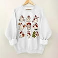 thumbnail image 2 of Enjoytime 2025 Christmas Sweatshirt Womens Casual Long Sleeve Sweatshirt Crewneck Pullover Sweatshirts Tops Women Winter Clothing, 2 of 4