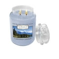 thumbnail image 4 of Carolina Candle Crisp Mountain Air 22 Oz Jar Candle, 2-Wick, Blue, 4 of 6