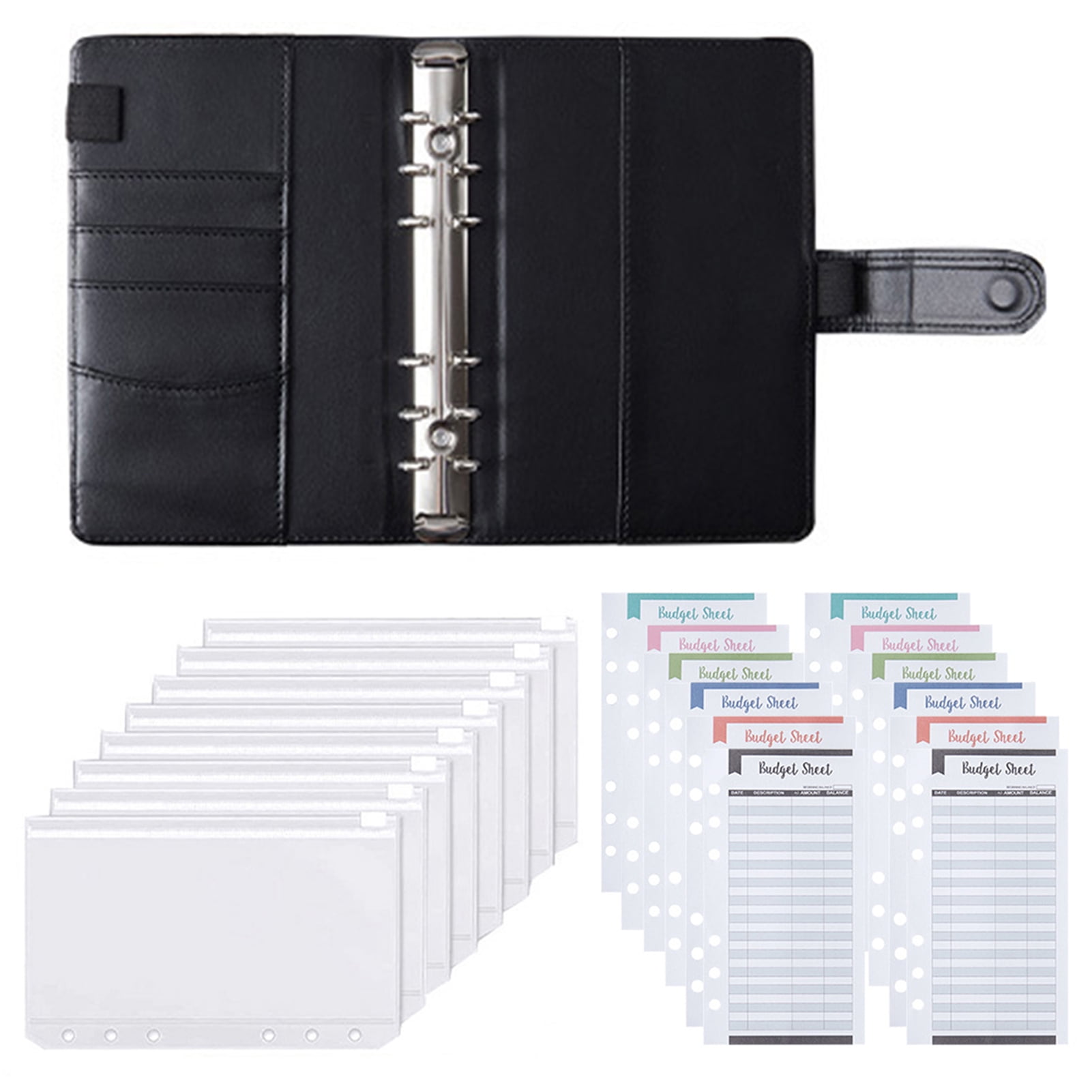 Warkul Journal Notebook for School, Notebook with Zipper Pockets