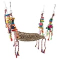 thumbnail image 1 of Decorative Bird Hammock Chewing Parrot Net Funny Hamster Mat Chinchilla Pet Toy, 1 of 8
