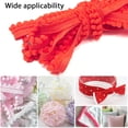 thumbnail image 4 of Hioecau 1000CM Pom Pom Trim Ribbon DIY Sewing Crafts Ball Fringe Ribbon Home Curtain Clothes Pillow Decoration Pompom Tassel Ribbon, 4 of 8