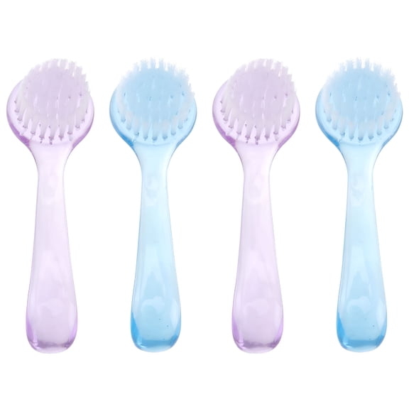 ACDANC 4PCS Face Cleaning Brush with Washing Blackhead Remover Brush Deep Pore Scrub Facial Exfoliator Skin Care Cleaning Scrubber