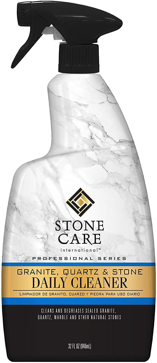 Stone Care International Granite Cleaner - 32 Fluid Ounces Granite Quartz Tile Travertine Limestone Slate Clean