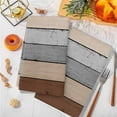 thumbnail image 3 of Dish Towels, Vintage Farmhouse Absorbent Kitchen Towels 1 PC, Country Rustic Wood Textured Microfiber Hand Towels Dish Cloths Tea Towels for Home&nbsp; Bathroom,18X28-Inch, Brown Tan, 3 of 6