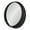 Black, variant on Kate and Laurel Wheeler Graduated Round Mirror, 24" Diameter, White, Chic Modern Wall Accent with Raised Profile