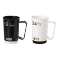 thumbnail image 1 of 2x vaso de baño taza de cepillo de dientes con asas para amigos, 1 of 9