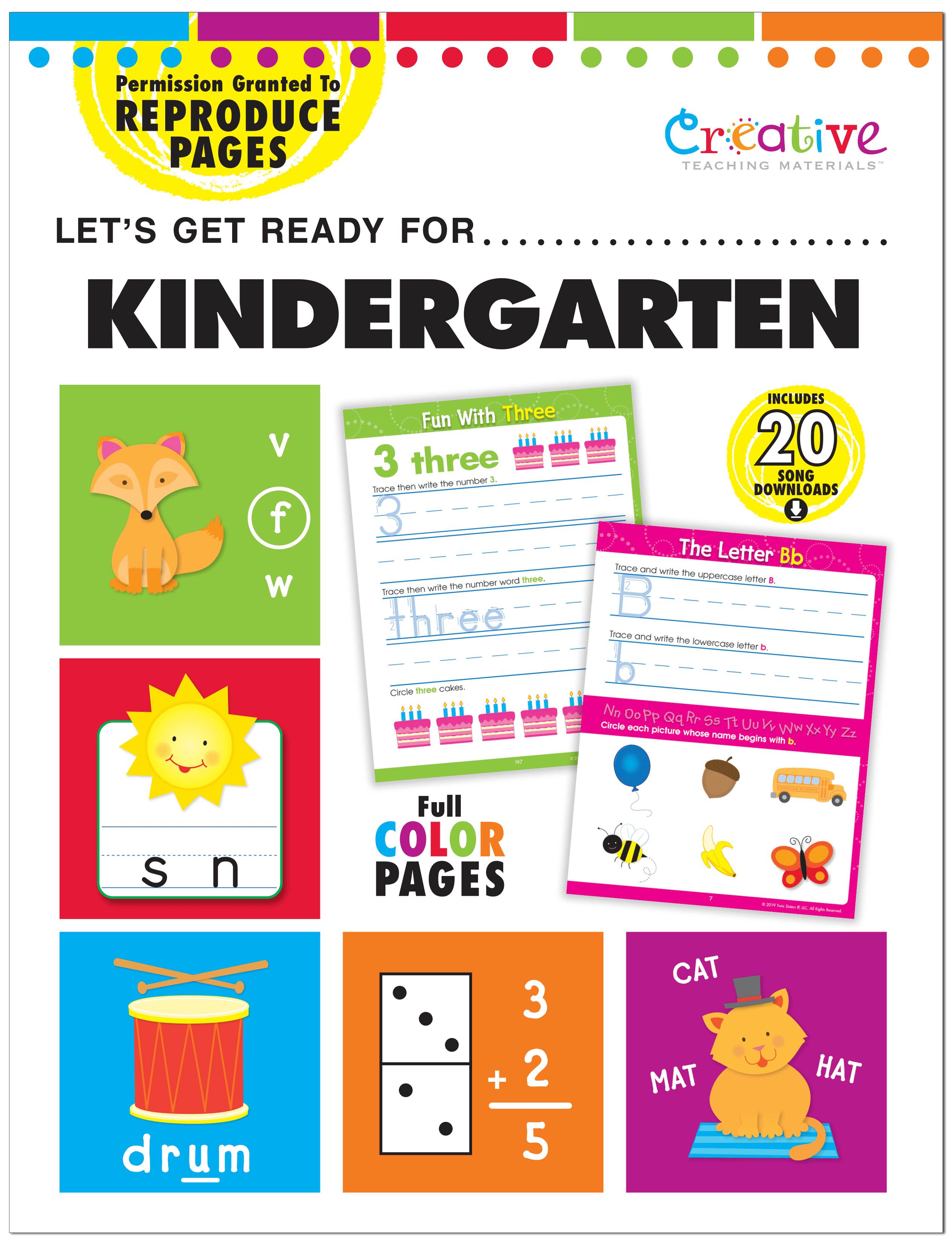 Let S Get Ready Gr Kindergarten Workbook Education Workbooks Walmart Com Walmart Com