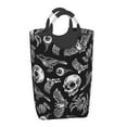 thumbnail image 2 of KLL Skull bird bat spider Laundry Hamper,Large Canvas Fabric Lightweight Storage Basket Toy Organizer Dirty Clothes Collapsible Waterproof, 2 of 6