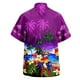 thumbnail image 2 of Camisas Para Hombre Manga Larga Camisa de manga corta con estampado de para fiesta en la playa, informal, a la moda, para primavera/verano, para hombre (Purple, 3XL), 2 of 4