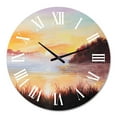 thumbnail image 2 of Designart 1 in Quartz Coastal Wall Clock, 2 of 5