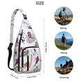 thumbnail image 2 of Team Sports Sling Backpack - Fashionable Crossbody Shoulder Bag for Game Day & Travel, 2 of 4