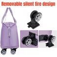 thumbnail image 4 of Kulken Travel Bag with Wheels - Kulken Travel Bag with Removable Wheels, 2025 New Large Capacity Universal Wheel RemovableTravel Bag (Black), 4 of 7