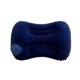 thumbnail image 2 of Eigraketly Vuelo almohada inflable cuello espalda cintura resto PVC flocado viaje portátil cojín de aire, azul carpas azul marino, 2 of 6