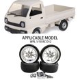 thumbnail image 4 of Bewildely RCGOFOLLOW-llantas para neumáticos D12, plástico todoterreno, resistentes al desgaste, 4 Uds., accesorios plateados para coche RC, Kits de construcción modelo, 4 of 6