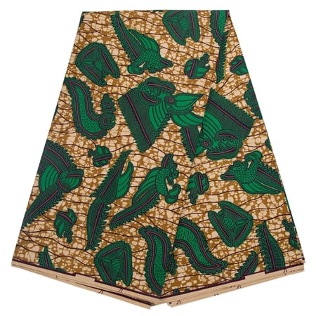 6 Yards/Pcs African Fabric Ankara Fabric Tribal Print Fabric Dashiki Print Wax Fabricp Polyester