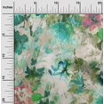 thumbnail image 2 of oneOone Georgette Viscose Light Green Fabric Abstract Floral Sewing Craft Projects Fabric Prints By Yard 42 Inch Wide, 2 of 4