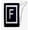 F, variant on Simply Daisy Modern Monogram 18 x 29 inch B Laundry Bag