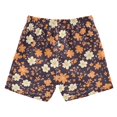 thumbnail image 2 of Brown and Beige Flowers Boys Swim Trunks Quick Dry Boy Swim Shorts for 3-14 Years, 2 of 8