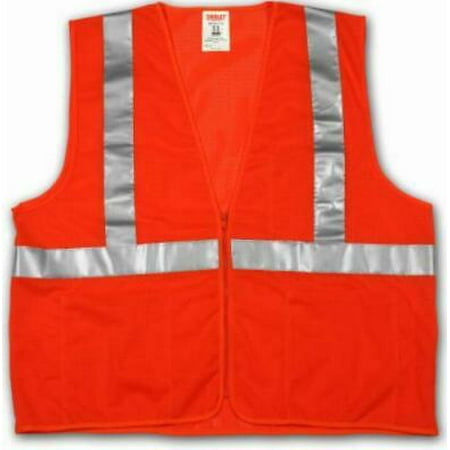 

2PK Tingley Job Sight 2 Extra/3 Extra Large Polyester Orange Mesh