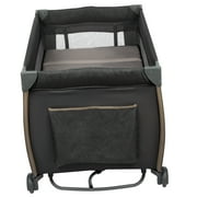 Monbebe Play Yard – Full-Size Rocking Bassinet, Removable Changer & Toy Bar – Castle Point