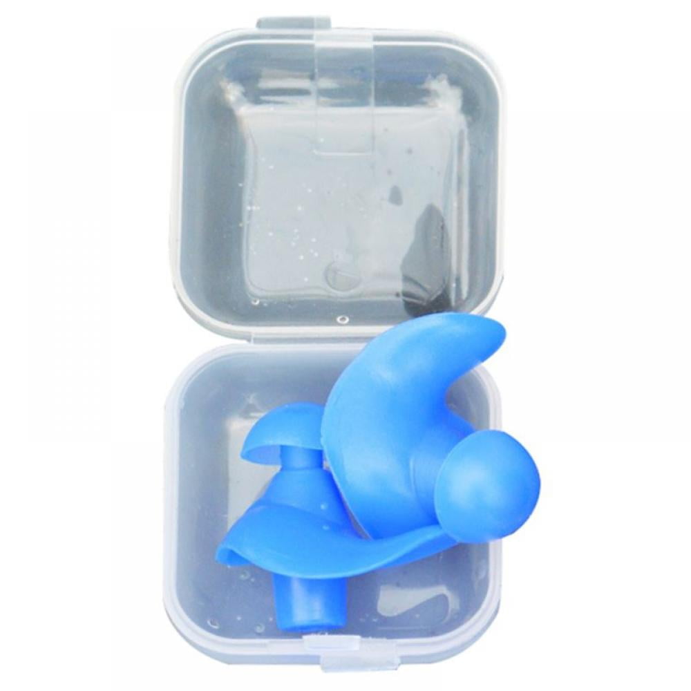 2 Pairs Swimmer Ear Plugs, Water Protection Adult Swimming Earplugs for Swimmers Water Pool