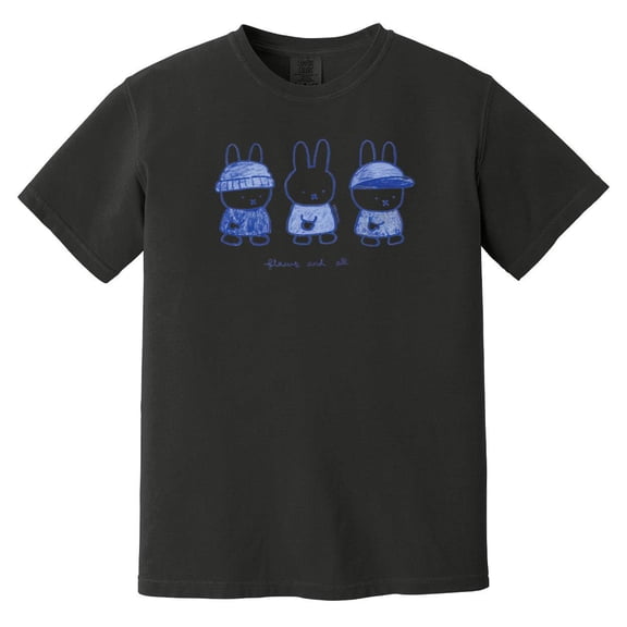 Wave To Earth Miffy Rabbit Korean Style K-Indie Music Comfort Color T-Shirt