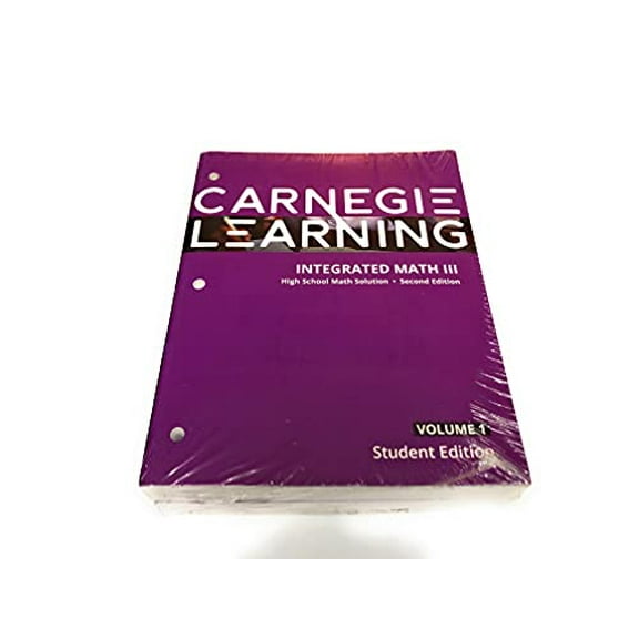 Pre-Owned Carnegie Learning Integrated Math III Volume I & 2 Paperback
