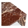thumbnail image 4 of Moe's Home Collection Rosa Coffee Table Rosso Levanto Marble Stone Coffee Tables, 4 of 6