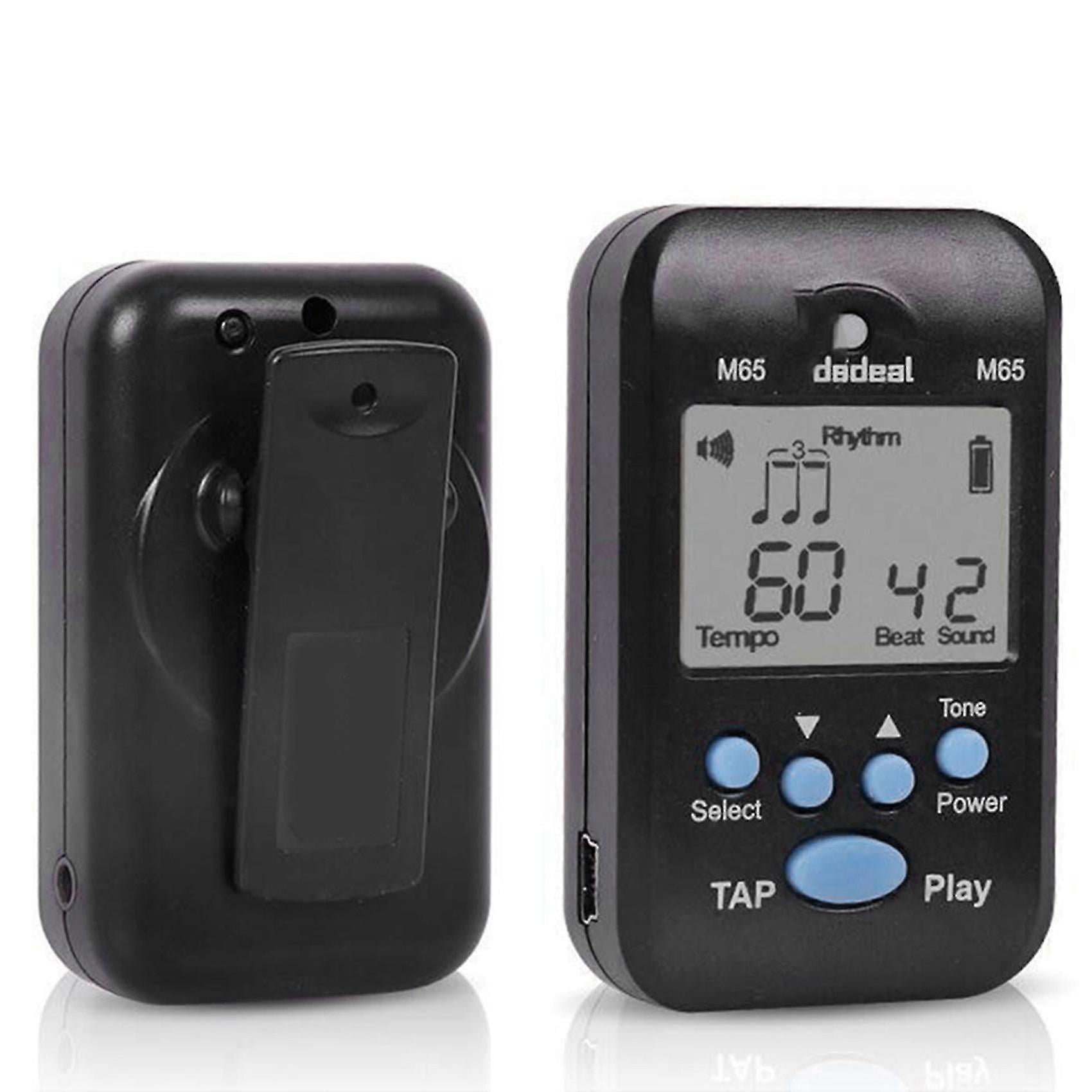 Mini Professional Metronome M50 Digital LCD Clip-on Digital Tuner for Piano Guitar Accessories Ped
