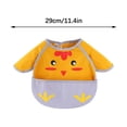 thumbnail image 2 of Xihbxyly Babero Antimanchas Sprout Baby, Diseño de Manga Larga con Recogedor de Comida, Tejido de Poliéster Fácil de Limpiar, Ideal para Comer y Actividades Al Aire Libre, Lavable a Máquina, Talla Ún, 2 of 4