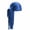 Blue, variant on Fashion Men's Satin Durags Bandanna Turban Wigs Pirate Hat Men Silky Durag Headwear Headband
