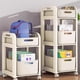 thumbnail image 4 of Estante de almacenamiento con ruedas Universal, carrito de almacenamiento en capas móvil, bolsa escolar para estudiantes, artefacto de colocación, gabinete de almacenamiento de libros, 4 of 5