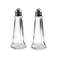 Winco Salt Pepper Shakers Mills Product Image Winco Gl With Stainless Steel Top Tower Salt And Pepper Shaker Clear Base Chrome Plated