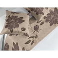 thumbnail image 2 of Floral Bed Runner Set, Nature Inspired Linear Style Drawn Rose Pattern With Shades on Beige Tone Back, Decorative Bedding Scarf & 2 Pillow Shams for Hotels Homes, King, Dimgray Camel, by Ambesonne, 2 of 3