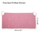 thumbnail image 4 of Toalla de baño para mujer Unique Bargains Albornoz Correa ajustable rosa, 4 of 7