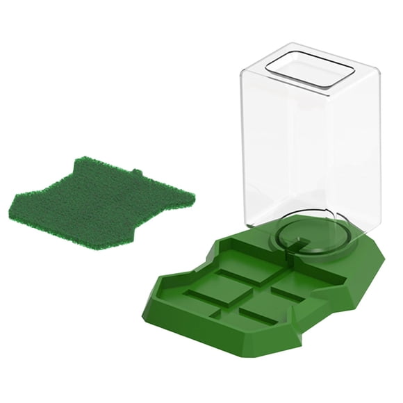 Dispensador de agua para reptiles, bebedero para mascotas, evita ahogamientos, comedero para tortugas, alimento y verde