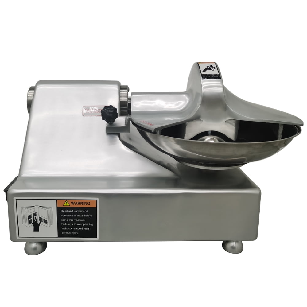 Automatic High Speed Chopping Machine Meat Mincer Chopper Food Processor Cutter 5.5L