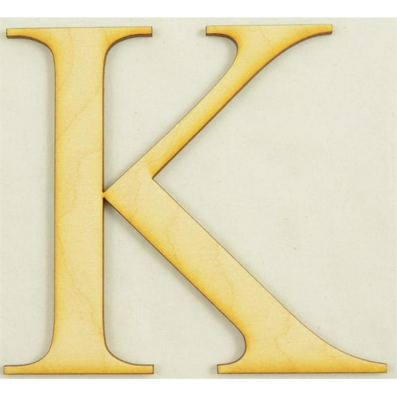 Kappa Greek Letter Size:5 Inch Thickness:1/8" Baltic Birch
