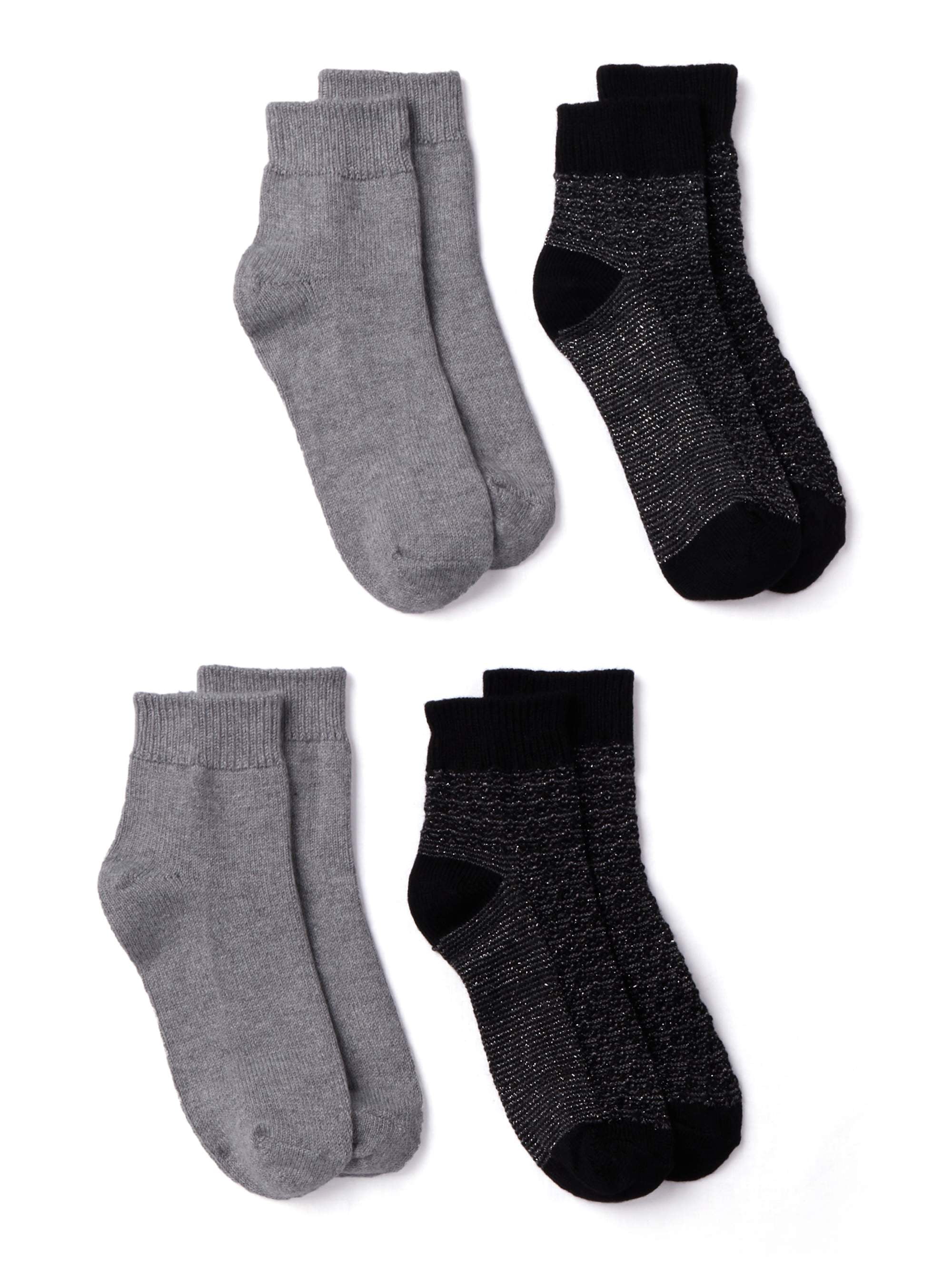 No Nonsense Low Crew Boot Socks, 2-Pair 